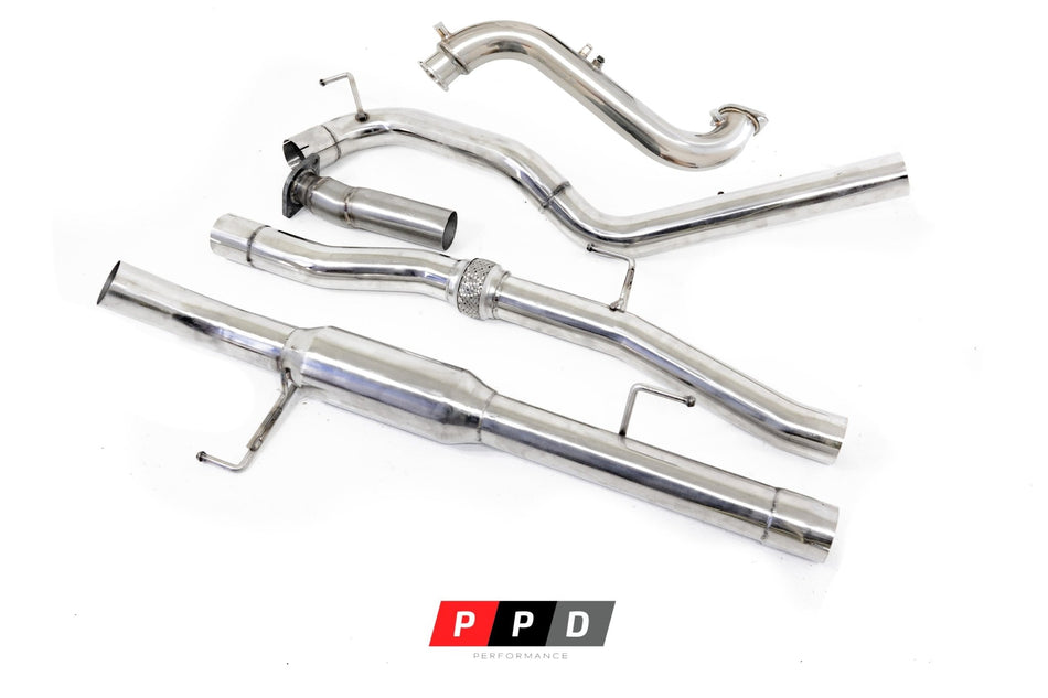 PPD Performance - Isuzu MU - X (2016 - 2021) 3.0L TD Stainless Steel 3' Turbo Back Exhaust (DPF DELETE) - 4X4OC™ | 4x4 Offroad Centre