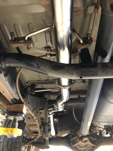 PPD Performance - Mitsubishi Challenger (2009 - 2015) PB 2.5 TD - 3' Stainless Steel Turbo Back Exhaust - 4X4OC™ | 4x4 Offroad Centre