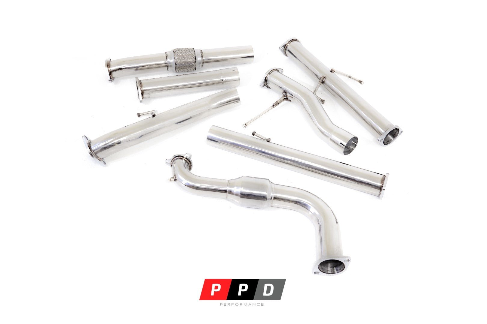 PPD Performance - Mitsubishi Challenger (2009 - 2015) PB 2.5 TD - 3' Stainless Steel Turbo Back Exhaust - 4X4OC™ | 4x4 Offroad Centre