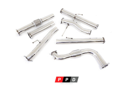 PPD Performance - Mitsubishi Challenger (2009 - 2015) PB 2.5 TD - 3' Stainless Steel Turbo Back Exhaust - 4X4OC™ | 4x4 Offroad Centre