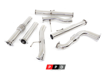 PPD Performance - Mitsubishi Challenger (2009 - 2015) PB 2.5 TD - 3' Stainless Steel Turbo Back Exhaust - 4X4OC™ | 4x4 Offroad Centre