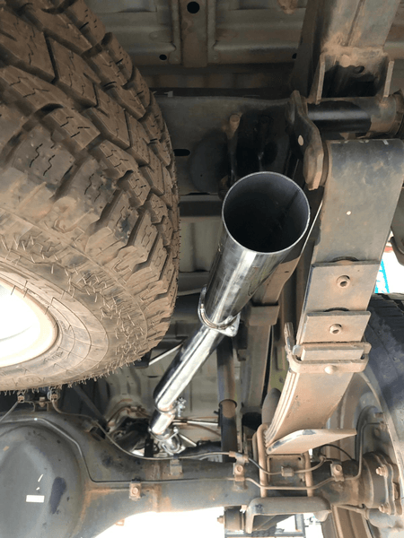 PPD Performance - Mitsubishi Challenger (2009 - 2015) PB 2.5 TD - 3' Stainless Steel Turbo Back Exhaust - 4X4OC™ | 4x4 Offroad Centre