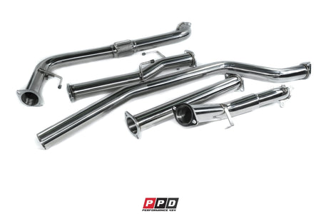 PPD Performance - Nissan Navara (2007+) D40 TD 3' Stainless Steel Exhaust System - 4X4OC™ | 4x4 Offroad Centre