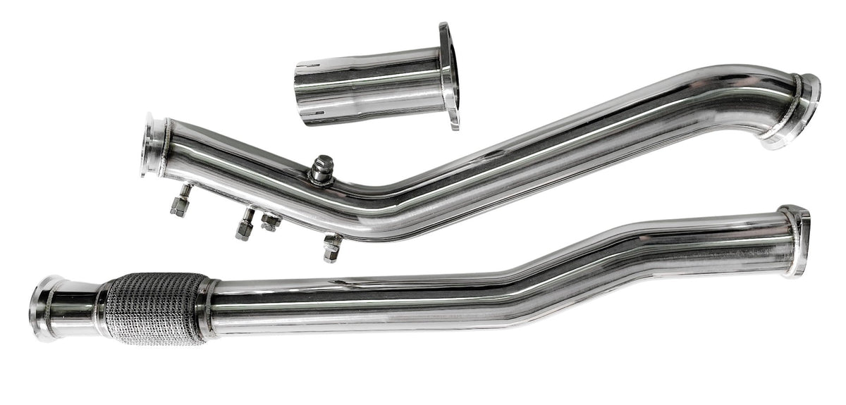 PPD Performance - Toyota Fortuner (2015+) 2.8L TD 3' Stainless DPF - Delete Pipe - 4X4OC™ | 4x4 Offroad Centre