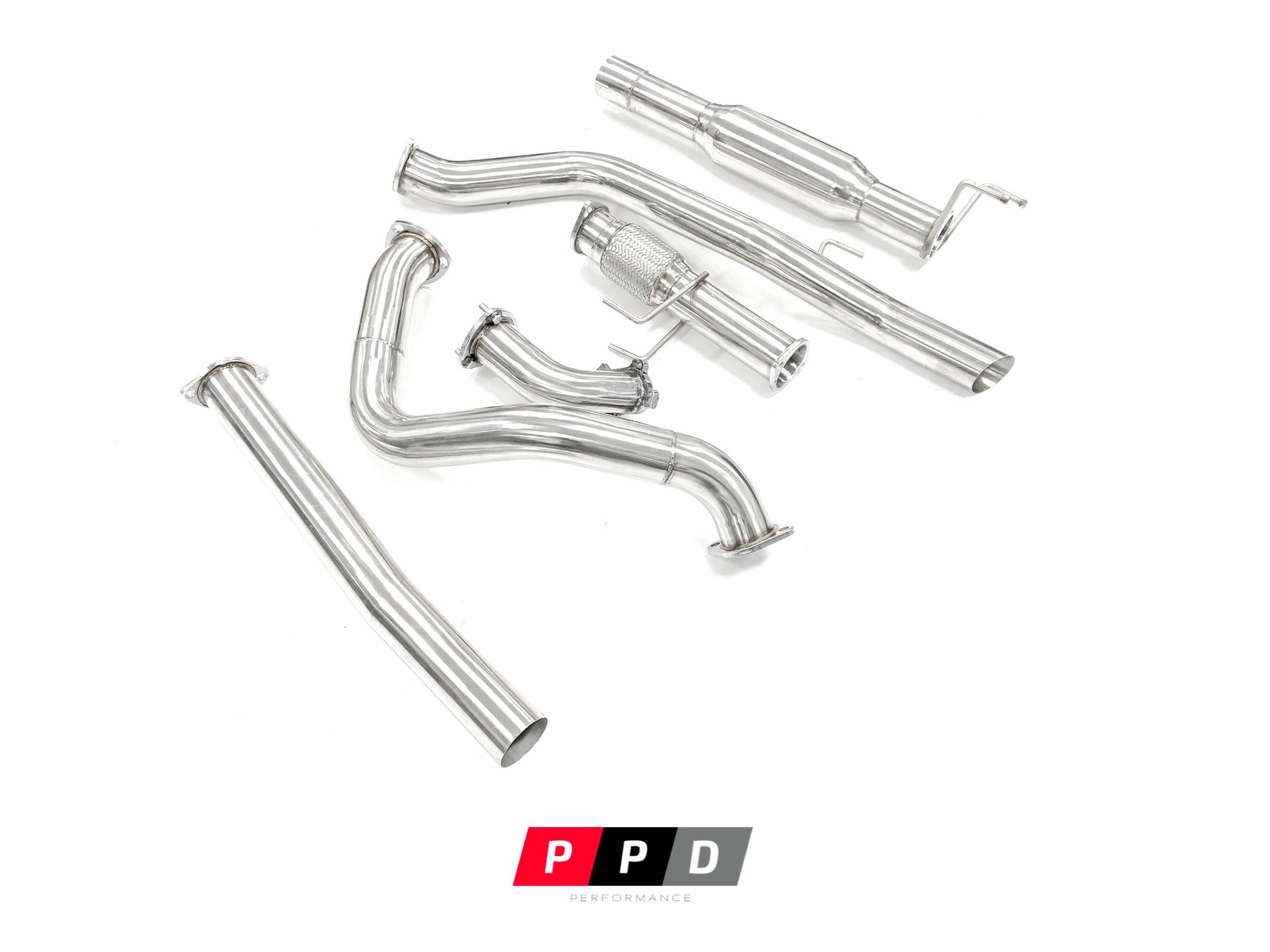PPD Performance - Toyota Hilux (1999 - 2004) KZN165R 3L Turbo Diesel - 3' Turbo Back Exhaust - 4X4OC™ | 4x4 Offroad Centre