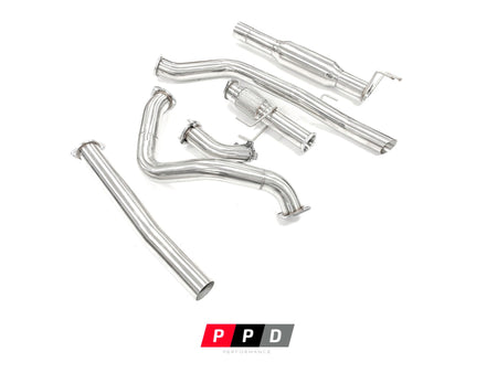 PPD Performance - Toyota Hilux (1999 - 2004) KZN165R 3L Turbo Diesel - 3' Turbo Back Exhaust - 4X4OC™ | 4x4 Offroad Centre