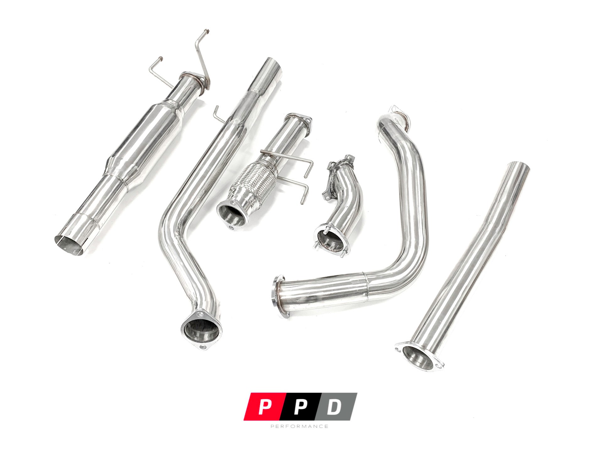 PPD Performance - Toyota Hilux (1999 - 2004) KZN165R 3L Turbo Diesel - 3' Turbo Back Exhaust - 4X4OC™ | 4x4 Offroad Centre