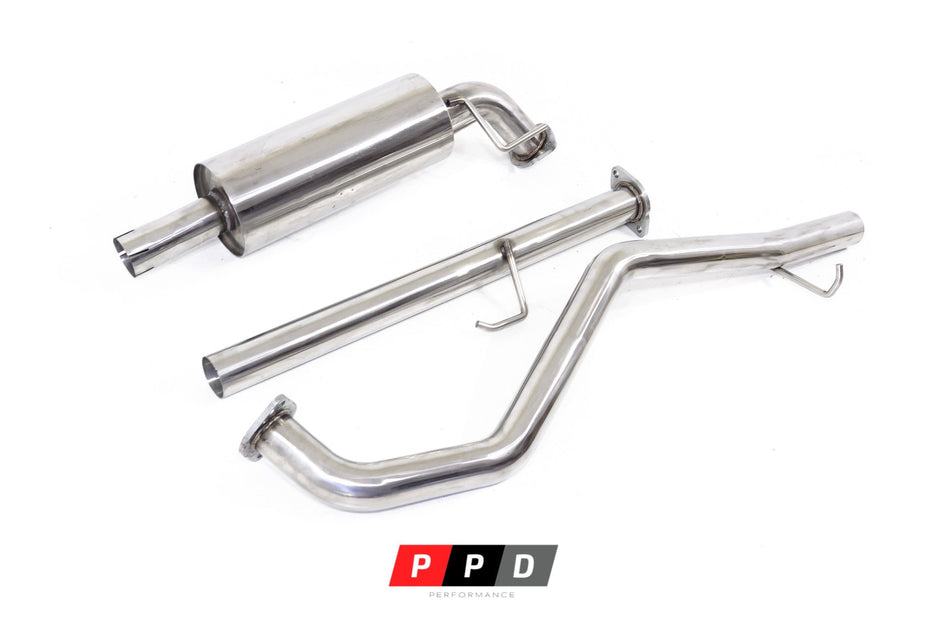 PPD Performance - Toyota Hilux (2005 - 2015) TGN16R 2.7L Petrol 2.5 inch CAT Back Sports Exhaust - 4X4OC™ | 4x4 Offroad Centre
