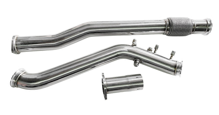 PPD Performance - Toyota Hilux (2015+) N80 GUN 2.8L & 2.4L TD 3' Stainless DPF - Delete Pipe - 4X4OC™ | 4x4 Offroad Centre