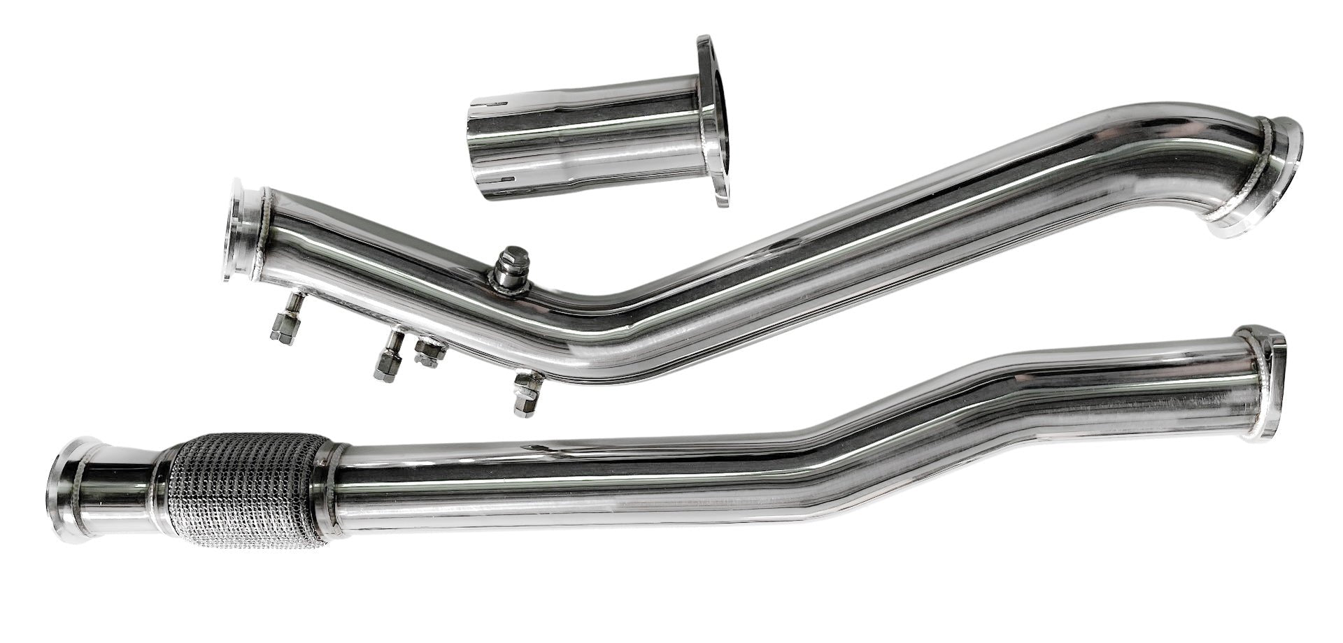 PPD Performance - Toyota Hilux (2015+) N80 GUN 2.8L & 2.4L TD 3' Stainless DPF - Delete Pipe - 4X4OC™ | 4x4 Offroad Centre
