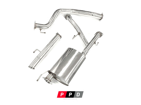 PPD Performance - Toyota Landcruiser 200 Series (2007 - 2018) Petrol 4.7 V8 Cat Back Exhaust - 4X4OC™ | 4x4 Offroad Centre