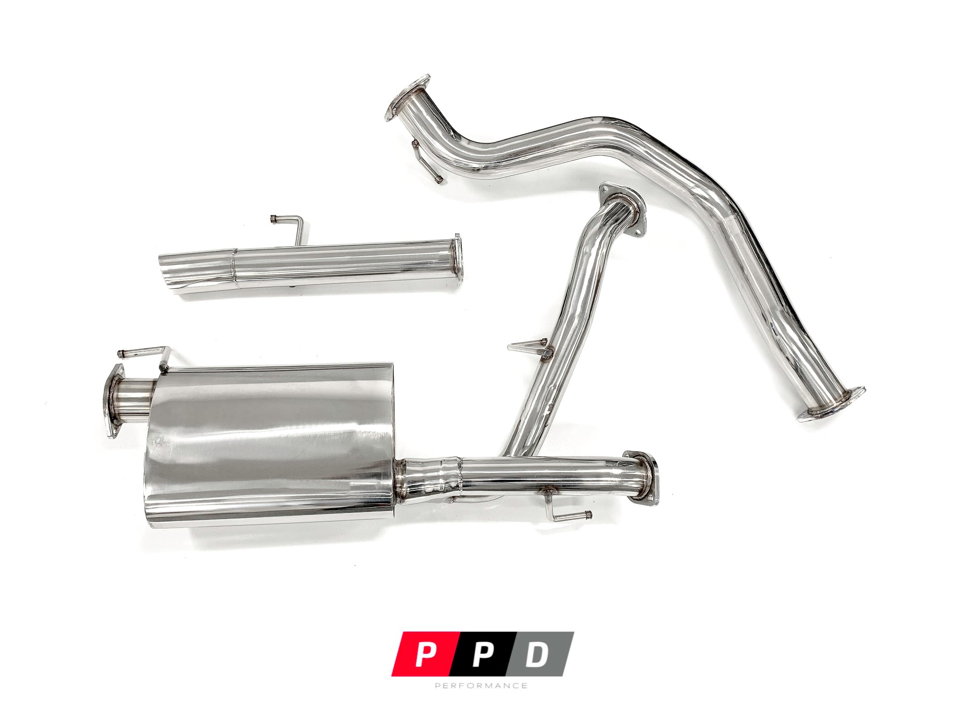 PPD Performance - Toyota Landcruiser 200 Series (2007 - 2018) Petrol 4.7 V8 Cat Back Exhaust - 4X4OC™ | 4x4 Offroad Centre