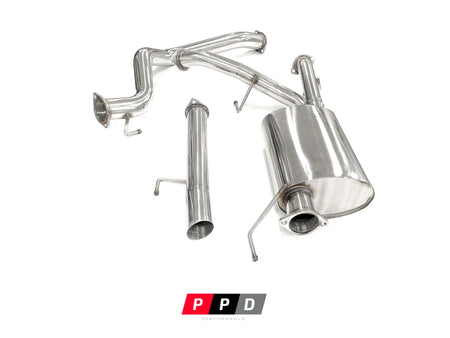 PPD Performance - Toyota Landcruiser 200 Series (2007 - 2018) Petrol 4.7 V8 Cat Back Exhaust - 4X4OC™ | 4x4 Offroad Centre