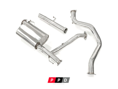 PPD Performance - Toyota Landcruiser 200 Series (2007 - 2018) Petrol 4.7 V8 Cat Back Exhaust - 4X4OC™ | 4x4 Offroad Centre