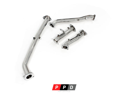 PPD Performance - Toyota Landcruiser 200 Series (2015+) Stainless DPF - Delete Pipes - 4X4OC™ | 4x4 Offroad Centre