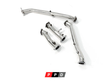 PPD Performance - Toyota Landcruiser 200 Series (2015+) Stainless DPF - Delete Pipes - 4X4OC™ | 4x4 Offroad Centre