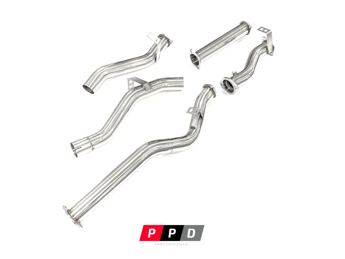 PPD Performance - Toyota Landcruiser 79 Series (2016+) VDJ79 V8 TD DPF Back Stainless Steel Exhaust - 4X4OC™ | 4x4 Offroad Centre