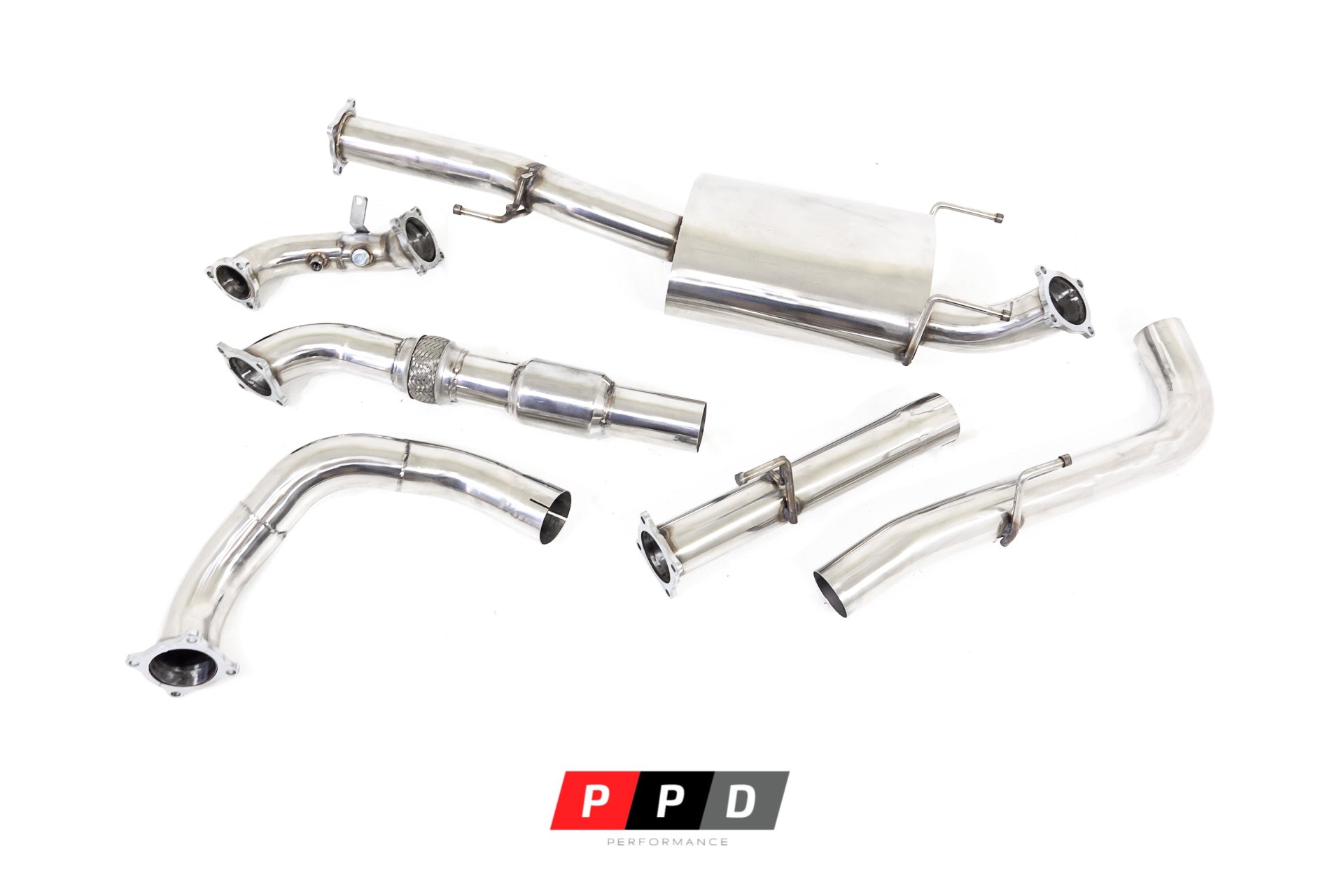 PPD Performance - Toyota Prado (2006+) 120 / 150 Series D4D 3.0LT TD 3' Stainless Turbo Exhaust - 4X4OC™ | 4x4 Offroad Centre