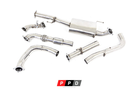 PPD Performance - Toyota Prado (2006+) 120 / 150 Series D4D 3.0LT TD 3' Stainless Turbo Exhaust - 4X4OC™ | 4x4 Offroad Centre