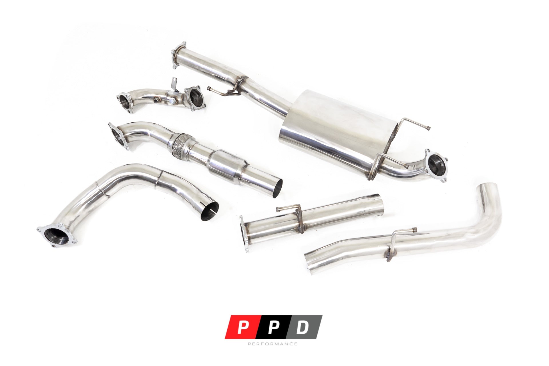 PPD Performance - Toyota Prado (2006+) 120 / 150 Series D4D 3.0LT TD 3' Stainless Turbo Exhaust - 4X4OC™ | 4x4 Offroad Centre