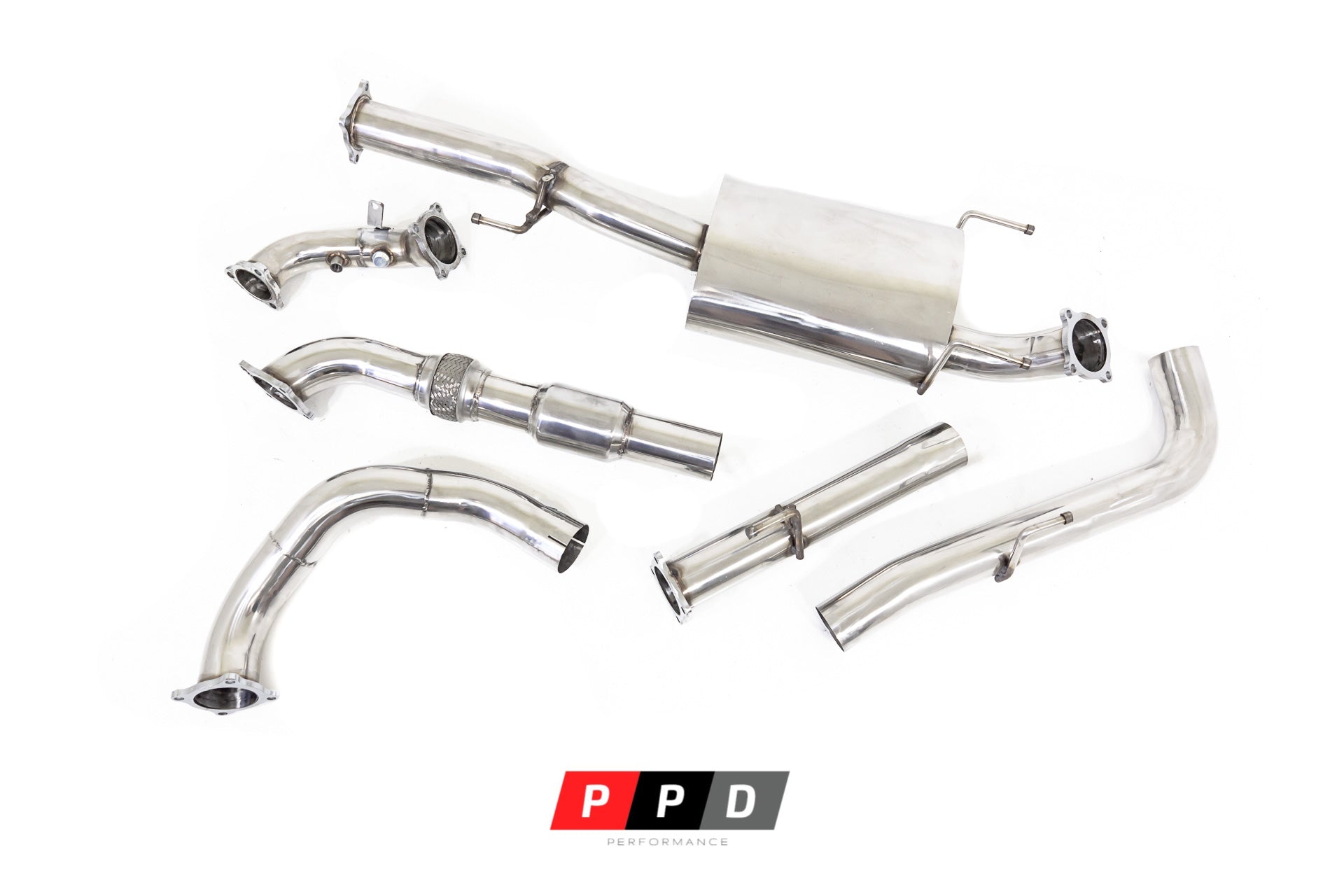 PPD Performance - Toyota Prado (2006+) 120 / 150 Series D4D 3.0LT TD 3' Stainless Turbo Exhaust - 4X4OC™ | 4x4 Offroad Centre