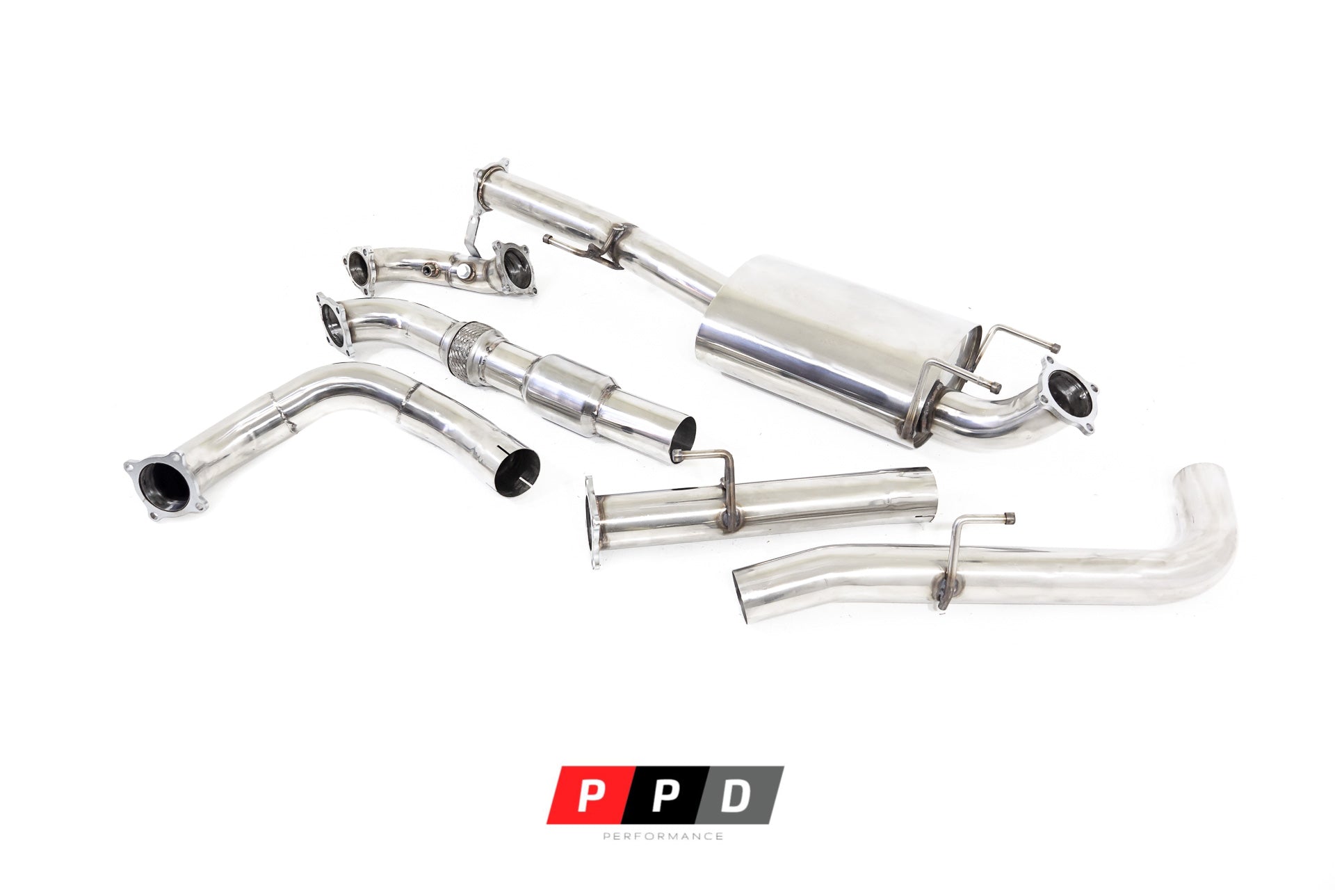 PPD Performance - Toyota Prado (2006+) 120 / 150 Series D4D 3.0LT TD 3' Stainless Turbo Exhaust - 4X4OC™ | 4x4 Offroad Centre