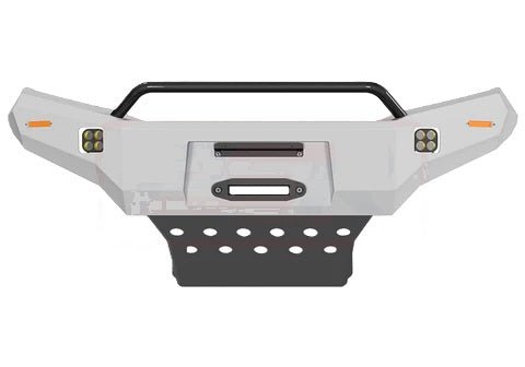 PSR - Performance Suspension Racing - Ford R Ranger (2018 - 2021) PSR PX MK3 8/2018 - ON Ambush Sheet Metal Hoop Bullbar - 4X4OC™ | 4x4 Offroad Centre
