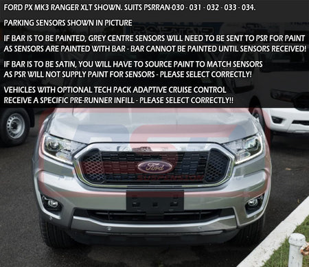 PSR - Performance Suspension Racing - Ford R Ranger (2018 - 2021) PSR PX MK3 8/2018 - ON Ambush Sheet Metal Hoop Bullbar - 4X4OC™ | 4x4 Offroad Centre