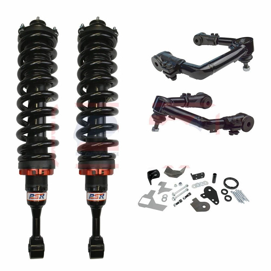 PSR - Performance Suspension Racing - Ford Ranger (2012 - 2018) PX1/PX2 PSR suspension front lift kit - 2 - 5' Front Adjustable Struts, control arms and diff drop - 4X4OC™ | 4x4 Offroad Centre