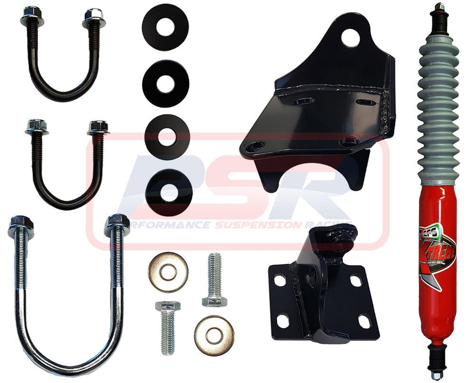 PSR - Performance Suspension Racing - Nissan Patrol (1988 - 1997) PSR GQ - GU EFS Pin Style Steering Damper & High Clearance Bracket Kit - 4X4OC™ | 4x4 Offroad Centre