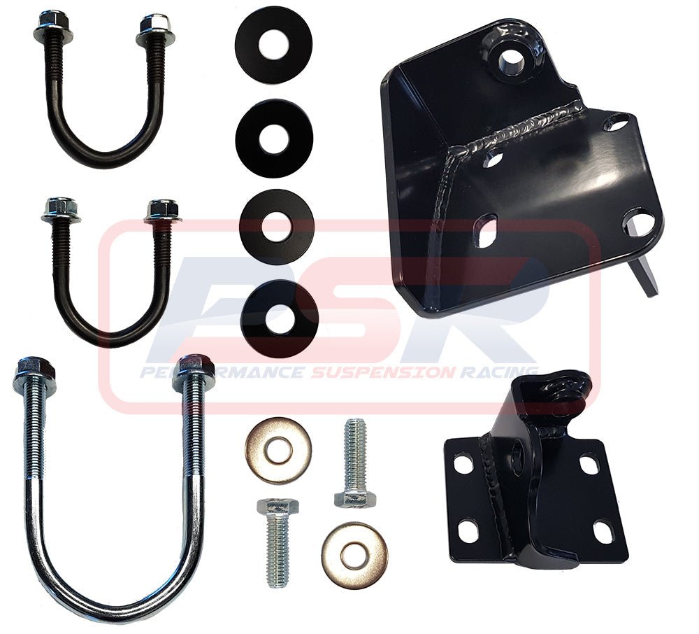 PSR - Performance Suspension Racing - Nissan Patrol (1988 - 1997) PSR GQ - GU Steering Damper High Clearance Relocation Bracket (Suits Tapered Pin Style Damper GUII Wagon only)(Suits 35 - 38mm Bar) - 4X4OC™ | 4x4 Offroad Centre