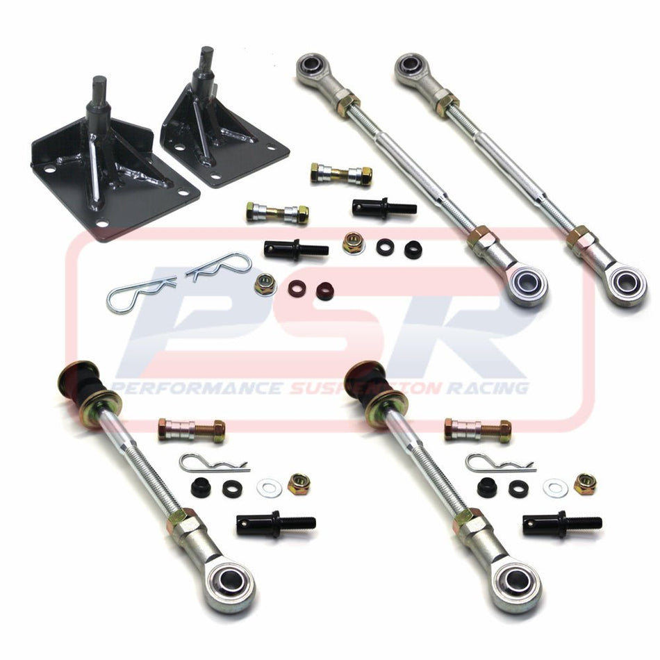 PSR - Performance Suspension Racing - Nissan Patrol (1988 - 1997) PSR GQ High Chassis Mount Swaybar Link Full Kit - 4X4OC™ | 4x4 Offroad Centre