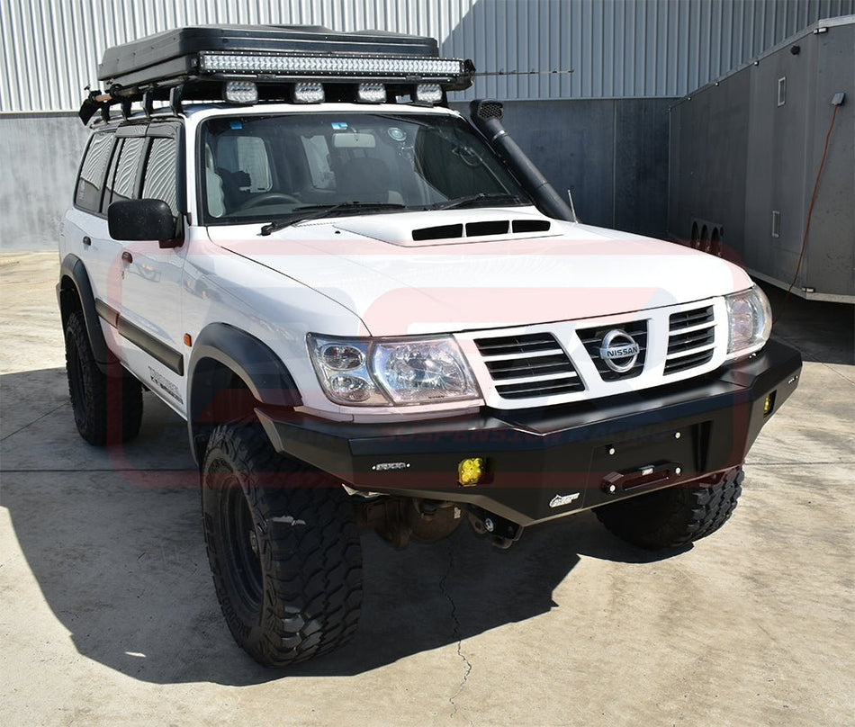 PSR - Performance Suspension Racing - Nissan Patrol (1997 - 2016) PSR GU Series 1 - 2 - 3 Ambush Hoopless Bullbar - 4X4OC™ | 4x4 Offroad Centre