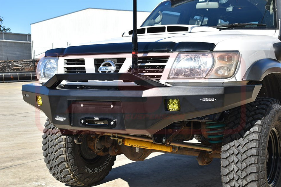 PSR - Performance Suspension Racing - Nissan Patrol (1997 - 2016) PSR GU Series 1 - 2 - 3 Ambush Sheet Metal Hoop Bullbar - 4X4OC™ | 4x4 Offroad Centre