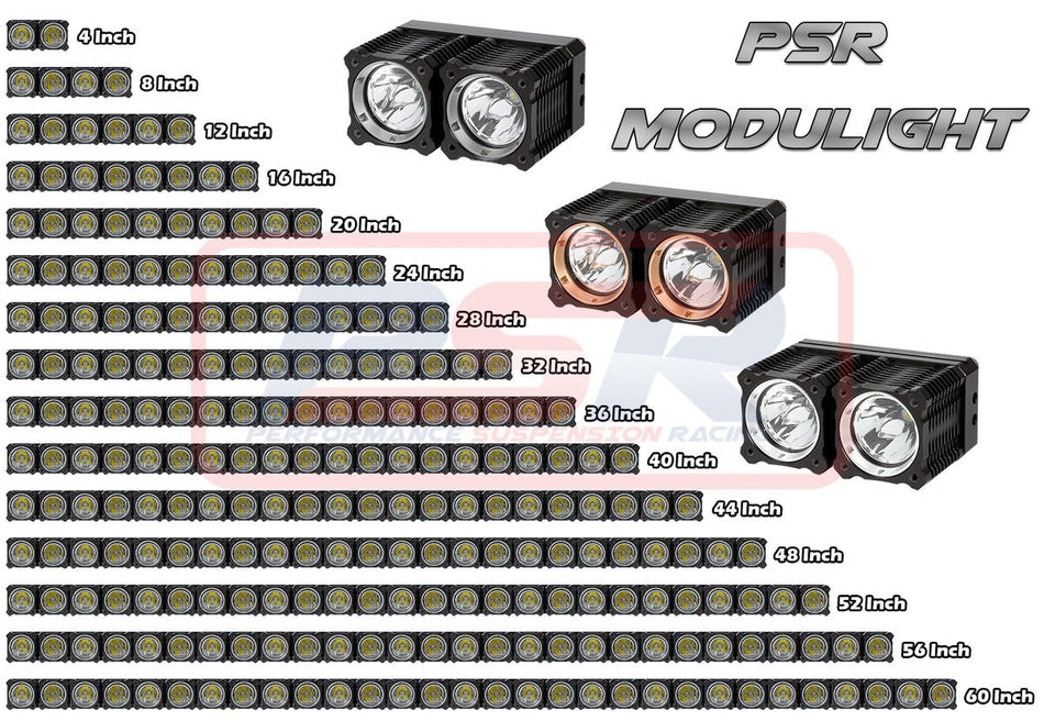 PSR - Performance Suspension Racing - PSR Modulight 8 Inch LED Lightbar PSR - 4X4OC™ | 4x4 Offroad Centre