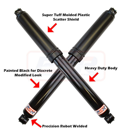 PSR - Performance Suspension Racing - PSR TT Various (Various) PSR TTG Rear Shock Absorber 670mm Open Small Eye 16mm Bush Ends - 4X4OC™ | 4x4 Offroad Centre