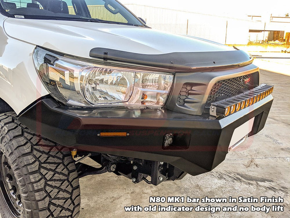 PSR - Performance Suspension Racing - Toyota Hilux (2015 - 2022) PSR N80 MK1 - MK2 2016 - 4/2020 Ambush Hoopless Bullbar - 4X4OC™ | 4x4 Offroad Centre