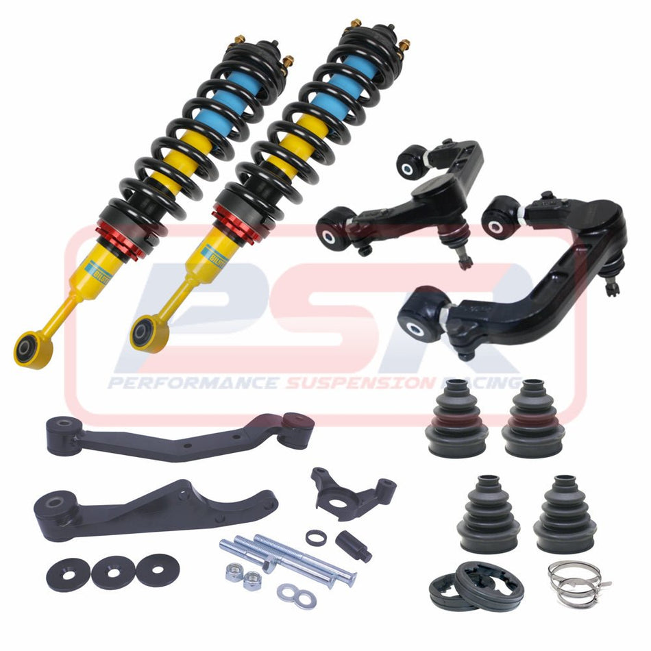 PSR - Performance Suspension Racing - Toyota Hilux (2015 - 2023) N80 PSR BILSTEIN Front 2 - 4' Adjustable Lift Kit (Adjustable Struts, diff drop, control arms) - 4X4OC™ | 4x4 Offroad Centre