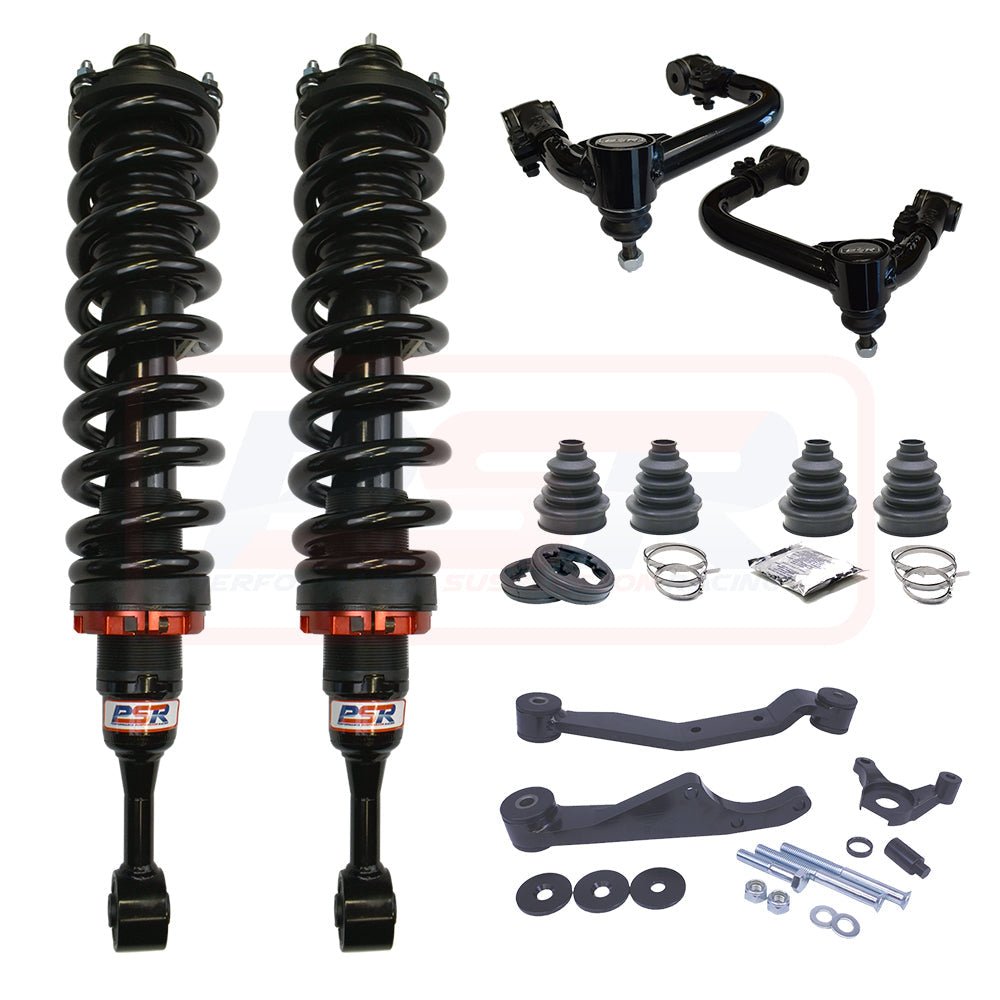 PSR - Performance Suspension Racing - Toyota Hilux (2015 - 2023) N80 PSR TTG Front 3' Lift Kit (Adjustable Struts, diff drop, control arms) - 4X4OC™ | 4x4 Offroad Centre