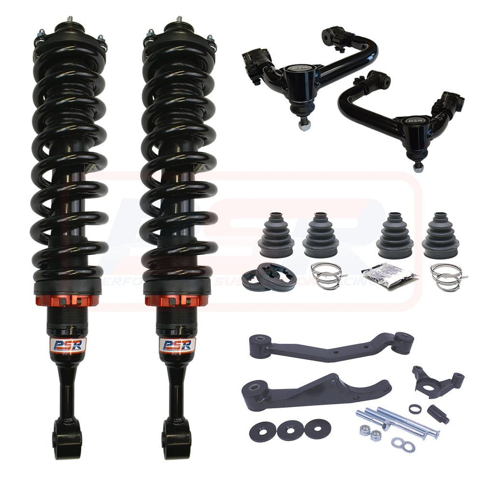 PSR - Performance Suspension Racing - Toyota Hilux (2015 - 2023) N80 PSR TTG Front 3' Lift Kit (Adjustable Struts, diff drop, control arms) - 4X4OC™ | 4x4 Offroad Centre