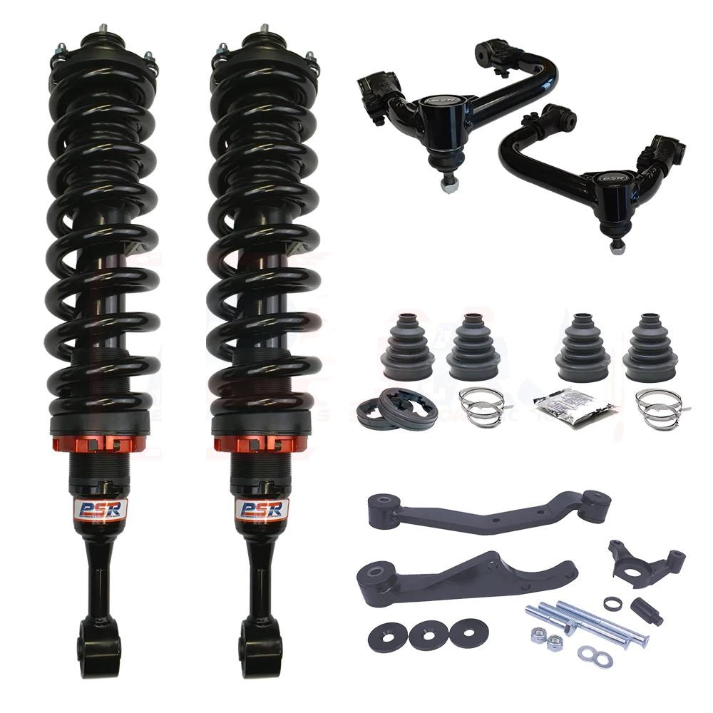 PSR - Performance Suspension Racing - Toyota Hilux (2015 - 2023) N80 PSR TTG Front 3' Lift Kit (Adjustable Struts, diff drop, control arms) - 4X4OC™ | 4x4 Offroad Centre