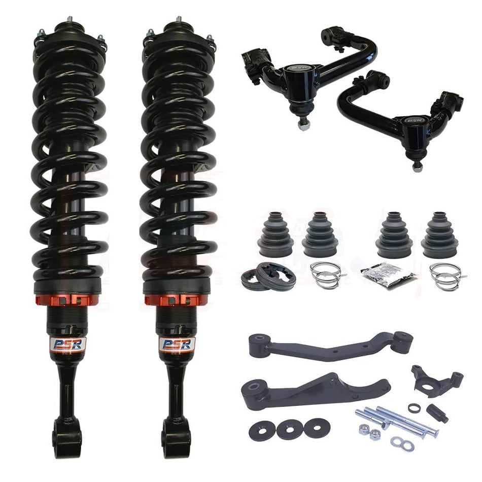 PSR - Performance Suspension Racing - Toyota Hilux (2015 - 2023) N80 PSR TTG Front 3' Lift Kit (Adjustable Struts, diff drop, control arms) - 4X4OC™ | 4x4 Offroad Centre