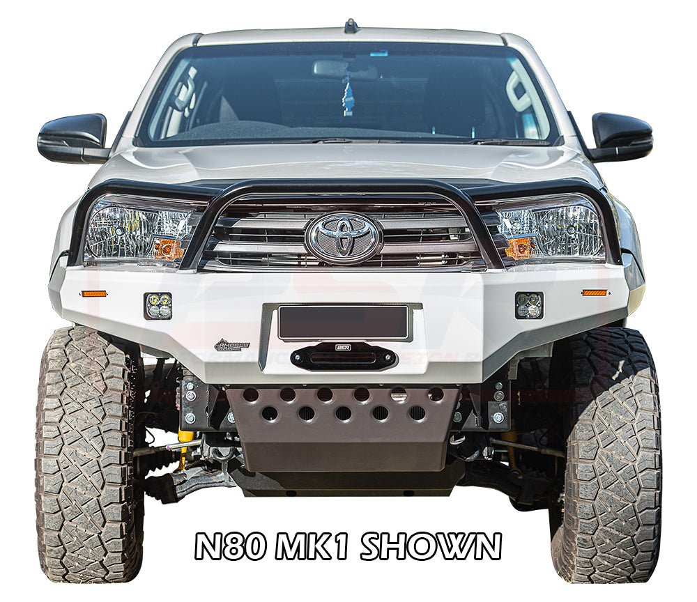 PSR - Performance Suspension Racing - Toyota Hilux (2018 - 2020) PSR N80 MK1 - MK2 2016 - 4/2020 Ambush Triple Hoop Bullbar - 4X4OC™ | 4x4 Offroad Centre