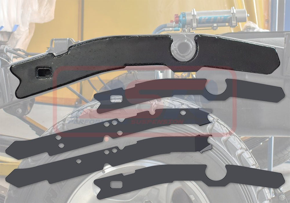 PSR - Performance Suspension Racing - Toyota Landcruiser 70 Series (1999 - 2020) PSR Dual Cab DPF Chassis Brace (4 Plates) - 4X4OC™ | 4x4 Offroad Centre