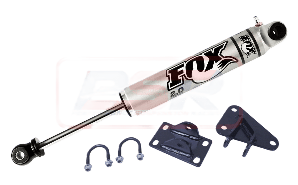 PSR - Performance Suspension Racing - Toyota Landcruiser 70 Series (2007 - 2024) Toyota Landcruiser 70 Series Fox 10' Steering Damper & Bracket Kit - 4X4OC™ | 4x4 Offroad Centre