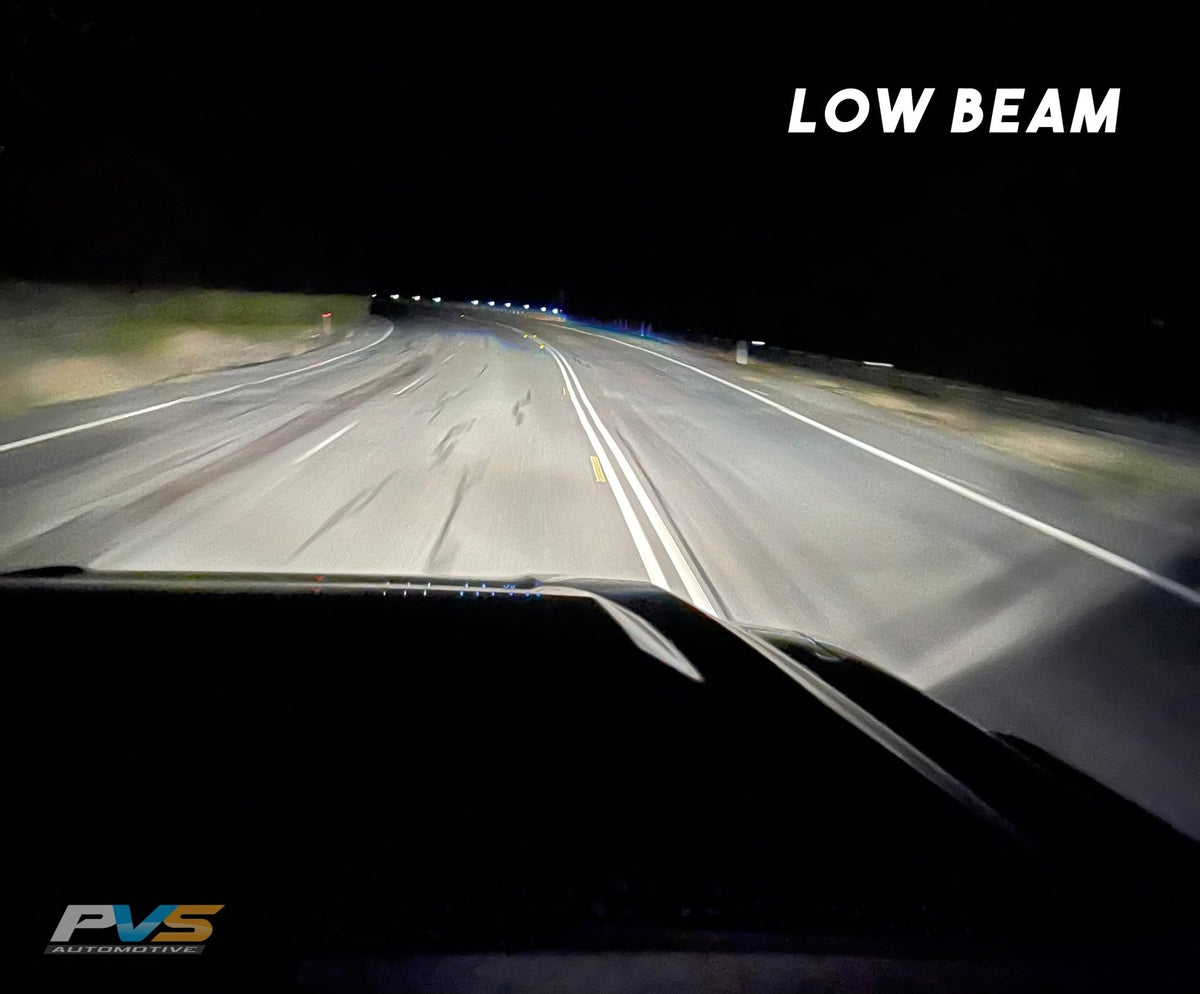 PVS Automotive - Black LED Headlights to Suit Toyota LandCruiser 70 Series - 4X4OC™ | 4x4 Offroad Centre