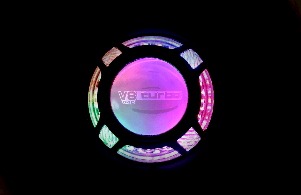 PVS Automotive - Custom Etched Projector Lenses (Pair) - 4X4OC™ | 4x4 Offroad Centre