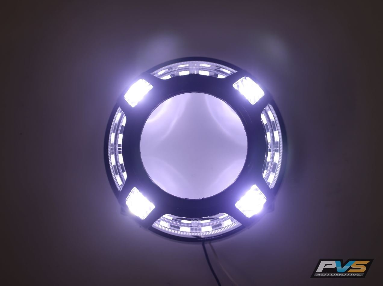 PVS Automotive - RTR 70th Anniversary Edition Bi - LED Projector Headlights to Suit Toyota LandCruiser 70 Series - 4X4OC™ | 4x4 Offroad Centre
