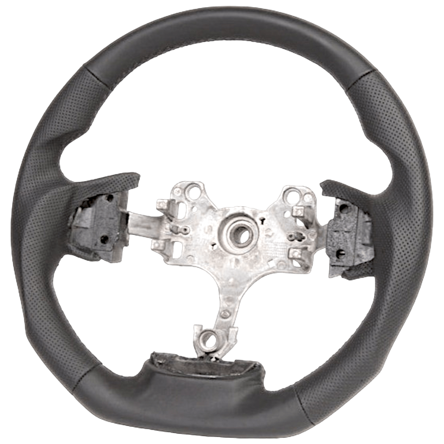 PVS Automotive - Sports Black Leather With Perforated Sides Steering Wheel Core to suit Isuzu D - Max/MU - X 2012 - 2019 **PRE - ORDER FOR JULY** - 4X4OC™ | 4x4 Offroad Centre