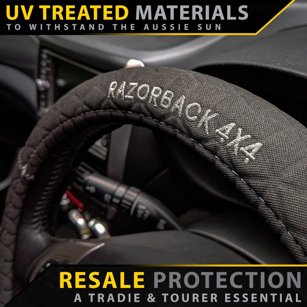 Razorback 4x4 - Premium/Standard Neoprene Steering Wheel Cover (Universal) - 4X4OC™ | 4x4 Offroad Centre